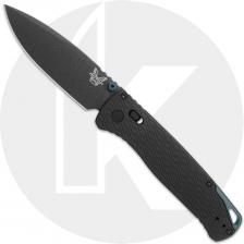 Benchmade Bugout VAPYR 534BK Knife - Black Cerakote CPM MagnaCut Drop Point - Black Aluminum