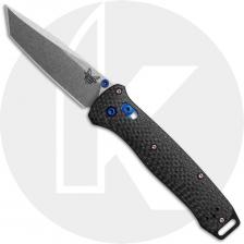 Benchmade Bailout 537-09 Knife - Stonewash M390 Tanto - Carbon Fiber - USA Made