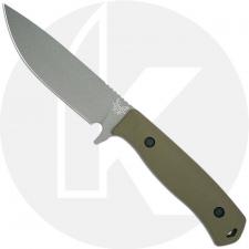 Benchmade Anonimus 539GY - CPM CruWear Drop Point Fixed Blade - OD Green G10 - USA Made