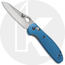 Benchmade Mini Griptilian 555HG-BLU Mel Pardue EDC Sheepfoot Blue GFN AXIS Lock Folding Knife