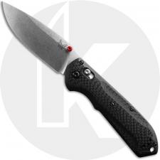Benchmade Freek 560-03 Knife - CPM S90V Drop Point - Carbon Fiber - USA Made