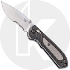 Benchmade 565S Mini Freek Knife Part Serrated Drop Point AXIS Lock Folder Dual Durometer Handle