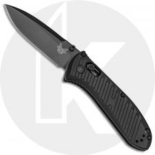 Benchmade 575BK Mini Presidio II Knife Black Drop Point AXIS Folder with Billet Aluminum Handle
