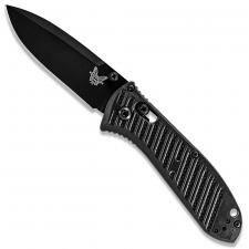 Benchmade Mini Presidio II Ultra Knife 575BK-1 - Black S30V Drop Point - Black CF Elite - AXIS Lock Folder - USA Made