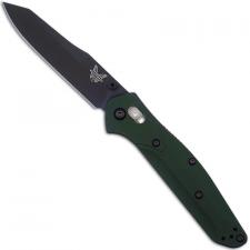 Benchmade 940BK Osborne EDC Knife Black Reverse Tanto Green Aluminum AXIS Lock Folder USA Made