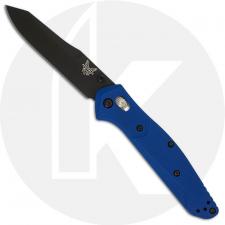 Benchmade Osborne 940BK-2002 - Limited Edition 20th Anniversary - BNIB - Black DLC 20CV - Blue G10