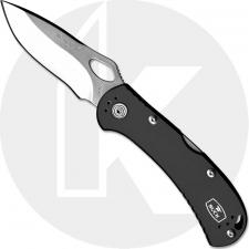 Buck SpitFire Knife 0722BKS-1 - Value Priced EDC - Satin Drop Point - Black Aluminum - Lock Back - USA Made