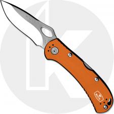 Buck SpitFire Knife 0722ORS-1 - Value Priced EDC - Satin Drop Point - Orange Aluminum - Lock Back - USA Made