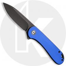 CIVIVI Elementum C907X - Black Stonewash D2 - Blue G10 - Liner Lock - Flipper Folder