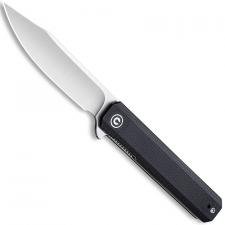 CIVIVI Chronic Knife C917C - Satin Clip Point - Black G10 - Liner Lock Flipper Folder