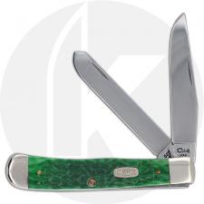 Case Trapper Knife 02178 - Jigged Green Bone - 6254 SS - Discontinued - BNIB
