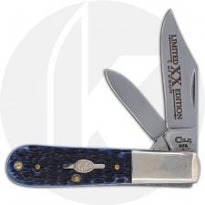 Case Barlow Knife 05973 - Limited Edition V - Jigged Navy Blue Bone - 62009 1 / 2SS - Discontinued - BNIB