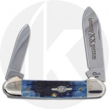 Case Canoe Knife 05974 - Limited Edition V - Jigged Navy Blue Bone - 62131SS - Discontinued - BNIB