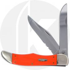 Case Large Folding Hunter 06201 - Orange G10 - 10265 SS - Discontinued - BNIB