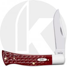 Case Axe Handle 10299 Knife - Corn Cob Jigged Pocket Worn Old Red Bone - BR61135SS