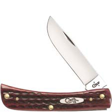 Case Sod Buster Jr Knife 10304 Pocket Worn Old Red Bone 6137SS