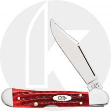 Case Mini CopperLock 10307 Knife - Pocket Worn Old Red Bone