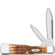 Case Gunstock Knife 10728 Amber Bone SS 62130SS