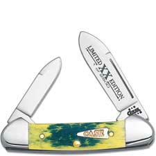 Case Baby Butterbean Knife 11072 - Limited Edition XI - Green Apple Bone - 62132SS - Discontinued - BNIB