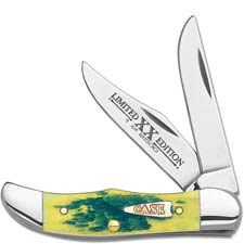 Case Pocket Hunter Knife 11074 - Limited Edition XI - Green Apple Bone - TH62165SS - Discontinued - BNIB