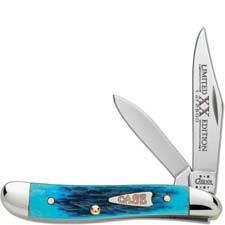 Case Peanut Knife 12070 - Limited Edition XII - Caribbean Blue Bone - 6220SS - Discontinued - BNIB