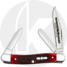 Case Limited Edition XXXVII Medium Stockman 12210 Knife - Barnboard Jigged Old Red Bone - 63087SS