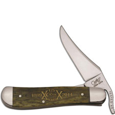 Case RussLock Knife 12250 - 125th Anniversary - Smooth Olive Green Bone - 61953LSS - Discontinued - BNIB