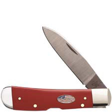 Case Tribal Lock Knife 13452 American Workman Red Synthetic TB412010LSS