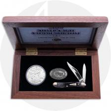 Case 2000 Silver Eagle Commerative Set - 6220SSM Peanut - Jigged Pitch Black Bone - Discontinued - BNIB