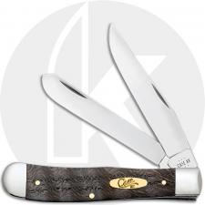 Case XX Trapper 14000 Knife - Black Curly Oak Wood - 7254SS