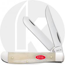 Case Mini Trapper 14021 Knife - Smooth Natural Bone - 6207SS