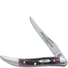 Case Small Texas Toothpick Knife 14072 - Limited Edition XIV - Cabernet Bone - 610096SS - Discontinued - BNIB