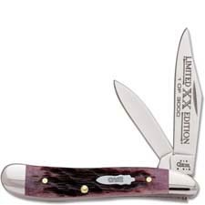 Case Peanut Knife 14073 - Limited Edition XIV - Cabernet Bone - 6220SS - Discontinued - BNIB