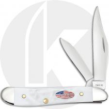 Case XX Peanut 14105 Knife - Rough White Synthetic - 6220SS