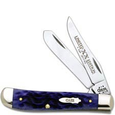 Case Mini Trapper Knife 15070 - Limited Edition XV - Ultra Violet Bone - 6207SS - Discontinued - BNIB