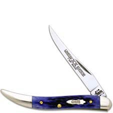 Case Small Texas Toothpick Knife 15072 - Limited Edition XV - Ultra Violet Bone - 610096SS - Discontinued - BNIB