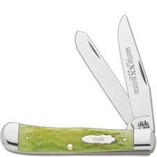 Case Trapper Knife 16070 - Limited Edition XVI - Key Lime Bone - 6254SS - Discontinued - BNIB