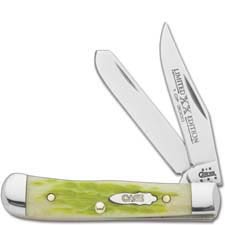 Case Tiny Trapper Knife 16074 - Limited Edition XVI - Key Lime Bone - 62154SS - Discontinued - BNIB