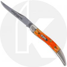 Case Small Texas Toothpick Knife 17071 - Limited Edition XVII - Orange Peel Bone - 610096SS - Discontinued - BNIB