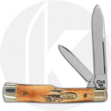 Case Small Gunstock Knife 01724 - Burnt Stag - 5215SS - Discontinued - BNIB