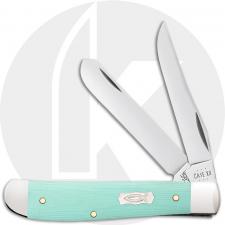 Case XX Mini Trapper 18101 Knife - Smooth Seafoam Green G10 - 10207SS
