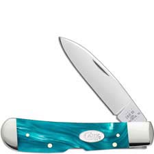 Case Tribal Lock Knife 18585 Aqua Kirinite SparXX TB1012010LSS