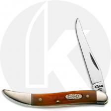 Case Small Texas Toothpick 2193 Knife - Persimmon Pickbone - PER610096SSM