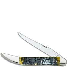 Case Large Texas Toothpick Knife 22124 - Long Tail C - Dark Antique Bone - 610098SS - Discontinued - BNIB