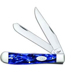 Case Trapper Knife 23431 Blue Pearl Kirinite 10254SS