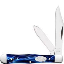 Case Small Swell Center Jack Knife 23444 - Blue Pearl Kirinite - 10225 1 / 2SS