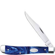 Case Slimline Trapper 23445 - Blue Pearl Kirinite - 1010482SS