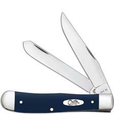 Case Trapper Knife 23610 Navy Blue Synthetic 4254SS