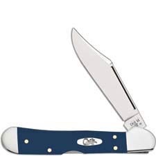 Case Mini CopperLock Knife 23616 Navy Blue Synthetic 41749LSS