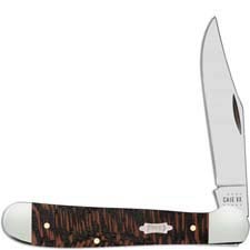 Case Copperhead Knife 25572 Black Sycamore Wood 7149SS